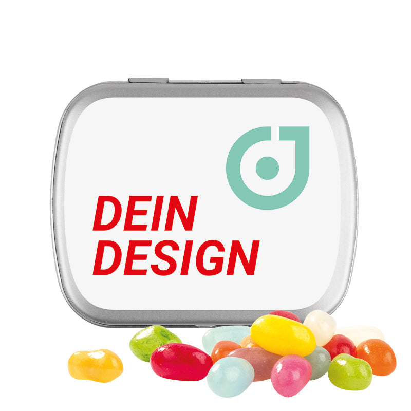 Hinged tin Jelly Beans