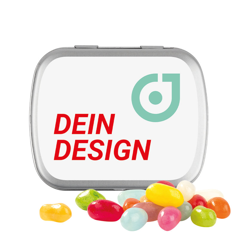 Hinged tin Jelly Beans