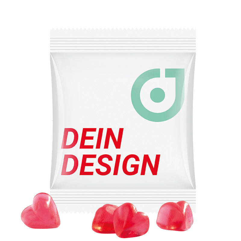 Mini bag 10 g Trolli fruit jelly gums hearts