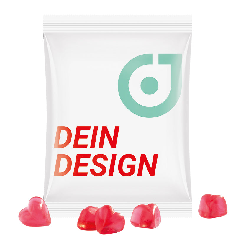 Maxitüte 50 g Trolli Fruchtgummi Herzen