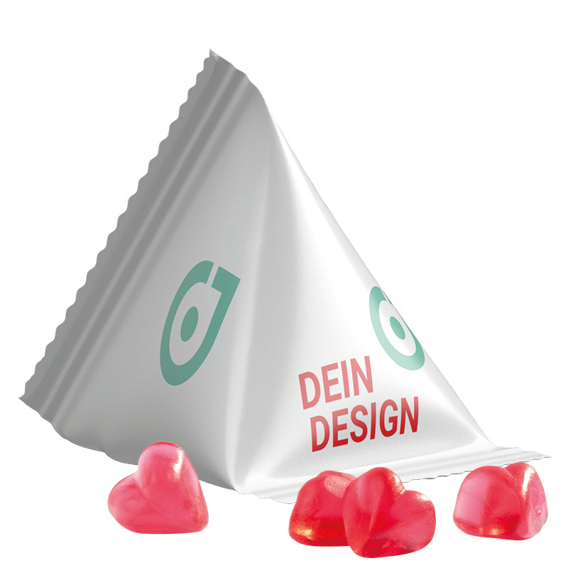 Tetrahedron Trolli fruit jelly gums hearts