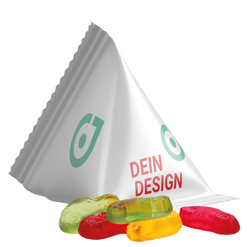Tetrahedron 15 g Trolli fruit jelly gums standard shapes