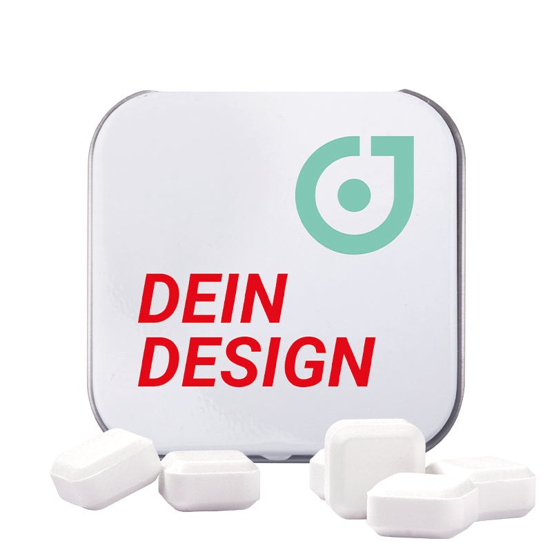 Square tin dextrose squares