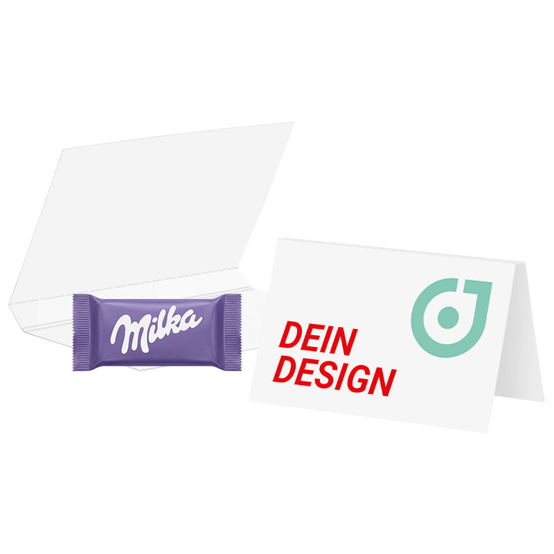 Werbekarte Visitenkartenformat Milka
