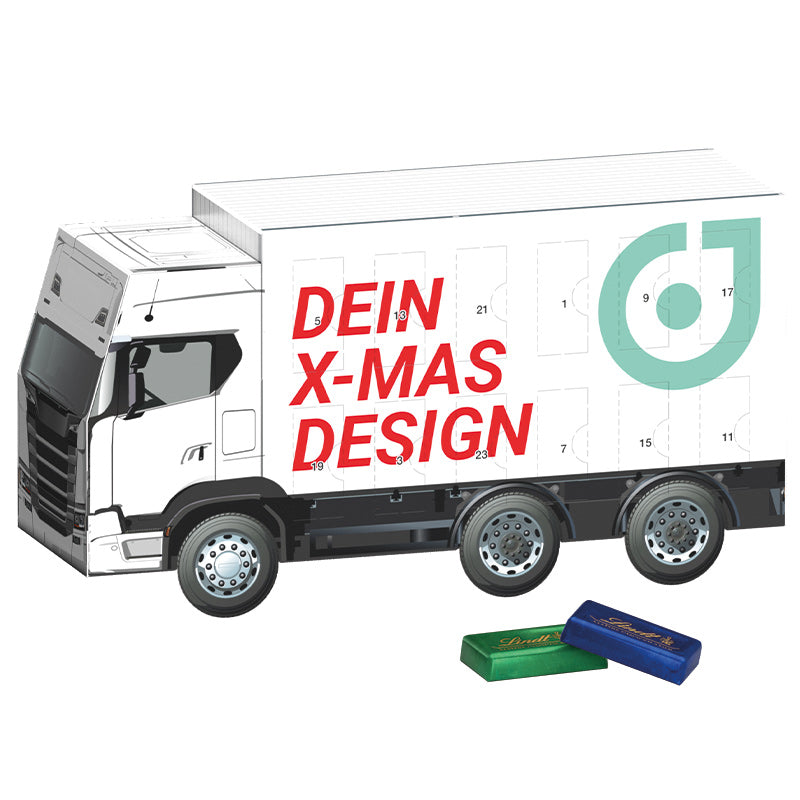 Advent calendar truck Lindt