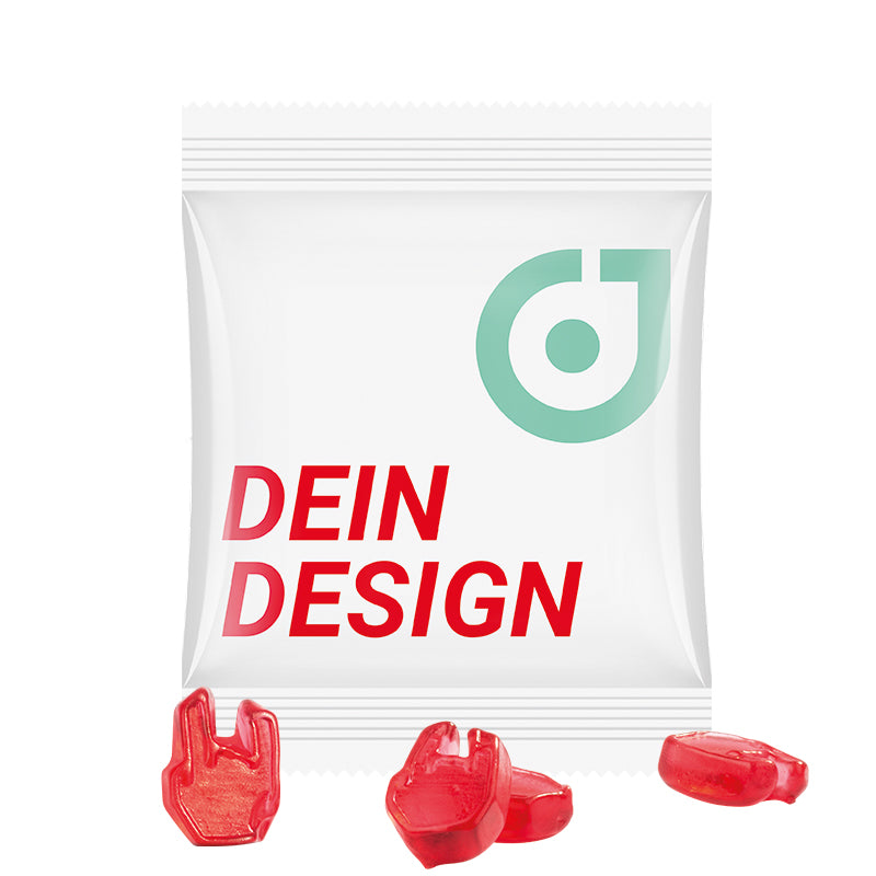 Mini bag 15 g Trolli fruit jelly gums customized shapes