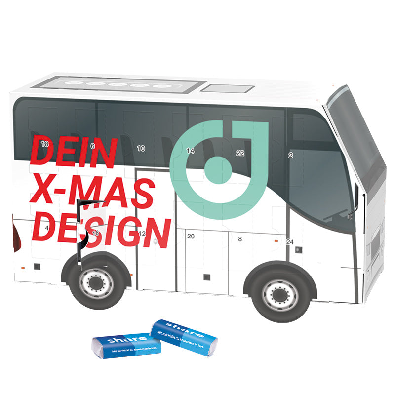Adventskalender Bus share
