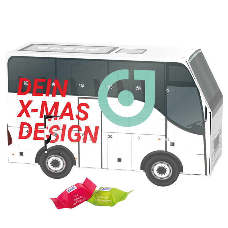 Advent calendar bus Ritter SPORT