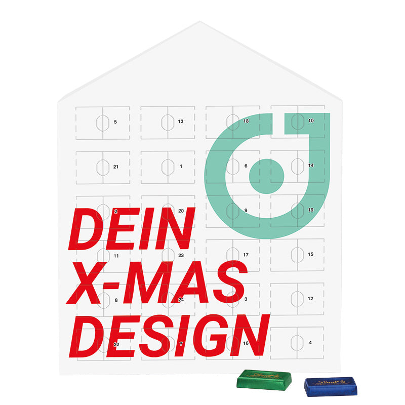 Täfelchen Adventskalender Haus Lindt