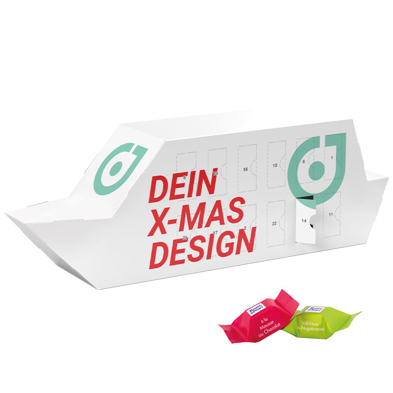 Advent calendar boat Ritter Sport
