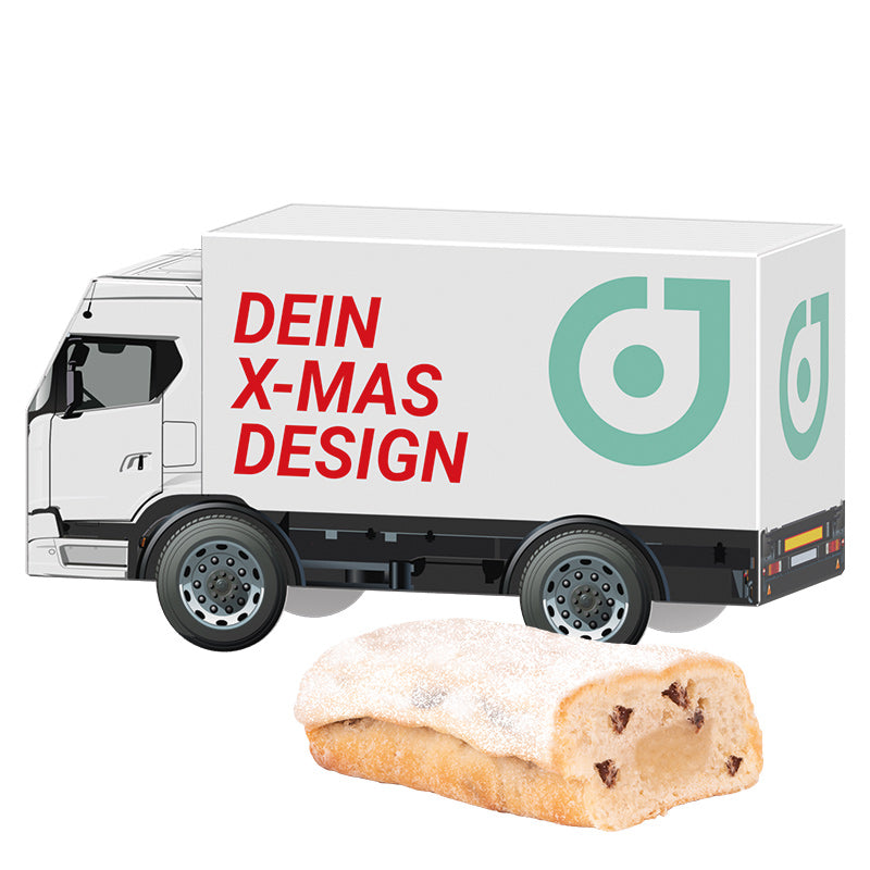 3D Präsent LKW KuchenMeister Ministollen
