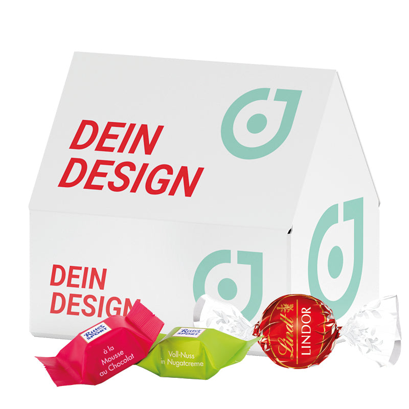 3D present house chocolate