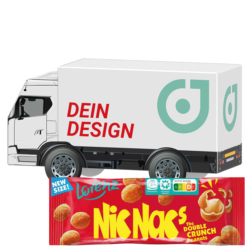 3D present truck snacks