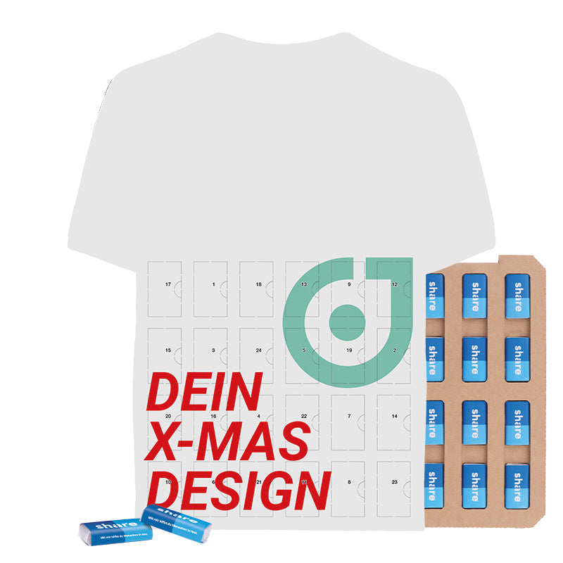 Mini bar advent calendar jersey ECO share