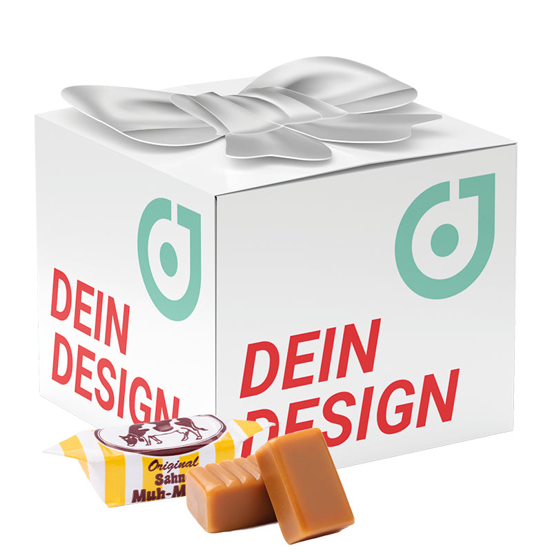 Geschenkbox Midi Schleife Muh-Muhs