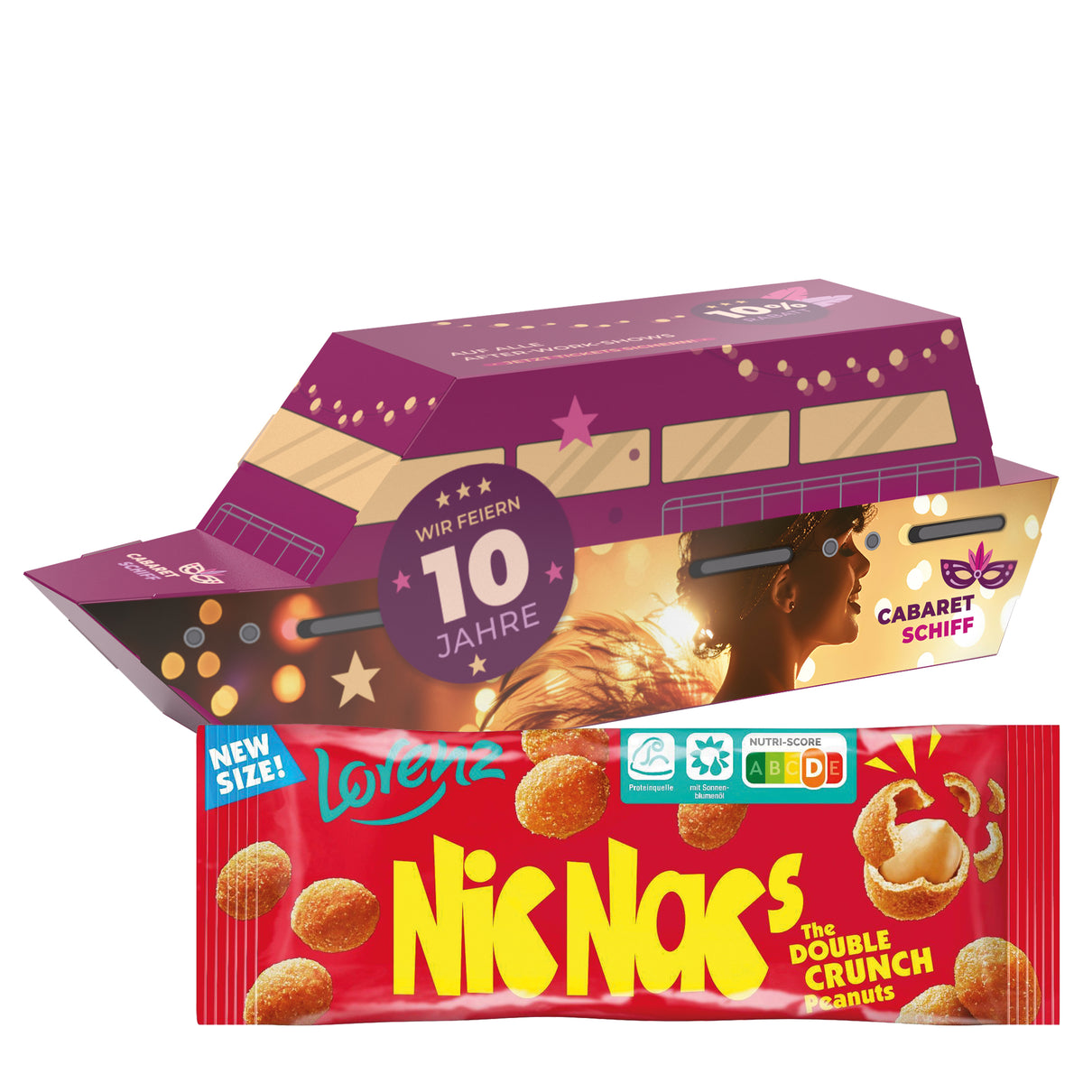 3D Präsent Schiff Snacks