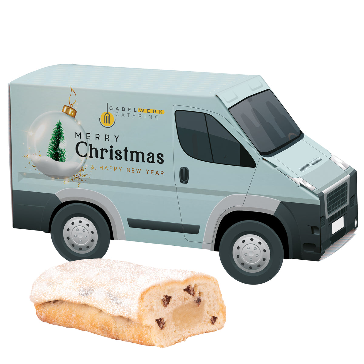 3D Präsent Transporter KuchenMeister Ministollen
