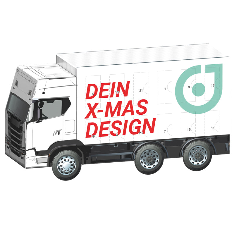 Advent calendar truck