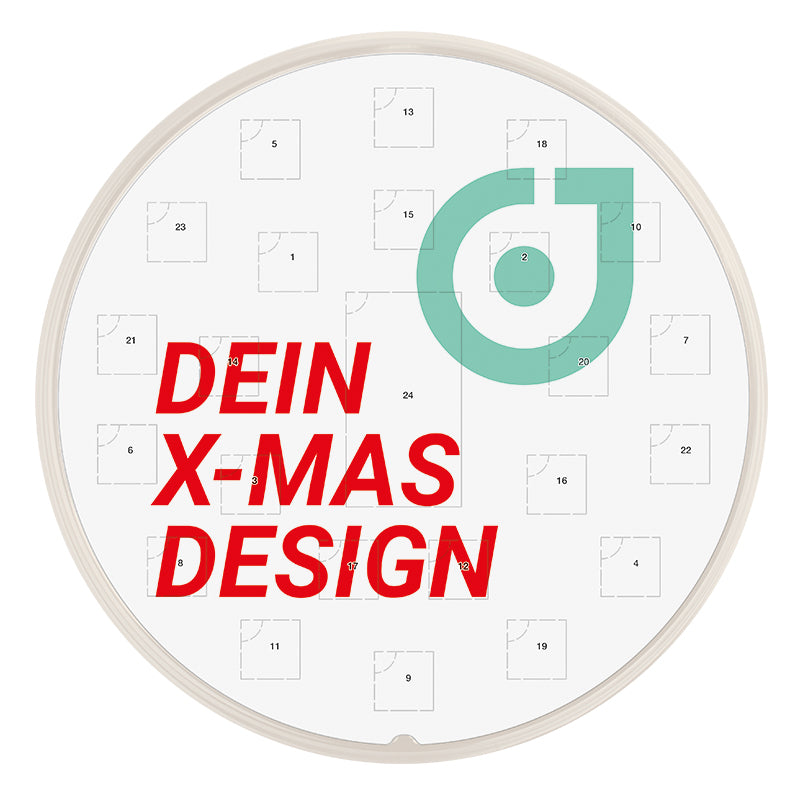 Round advent calendar Lindt