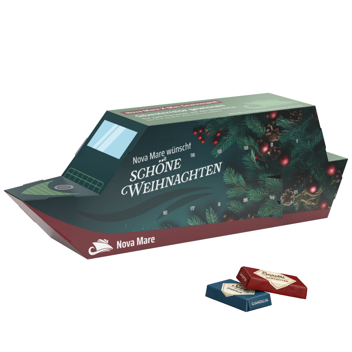 Adventskalender Schiff Sarotti