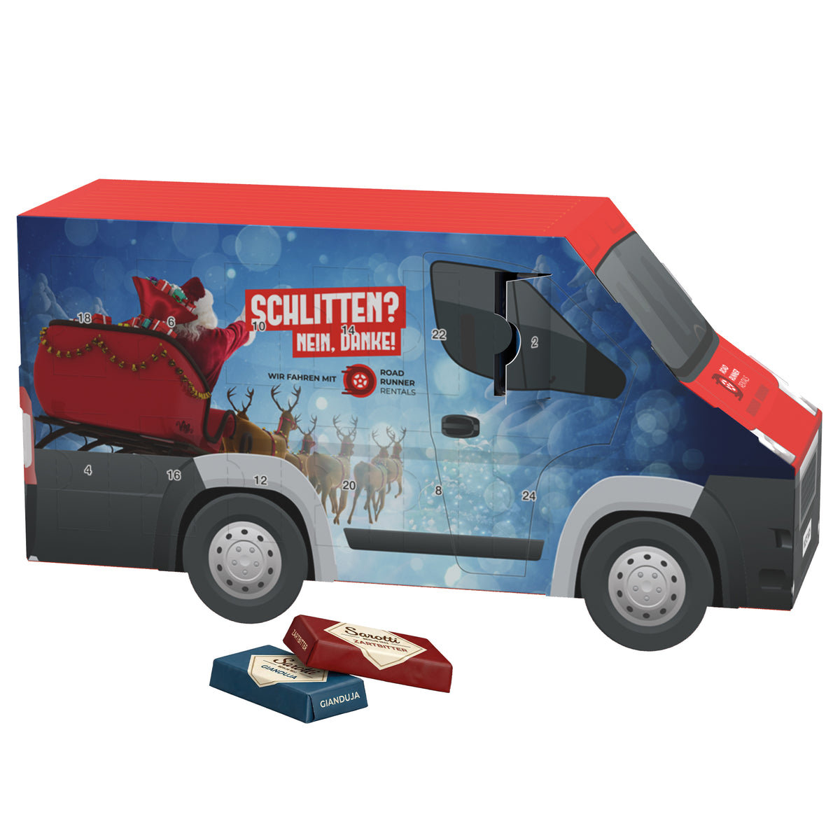 Adventskalender Transporter Sarotti