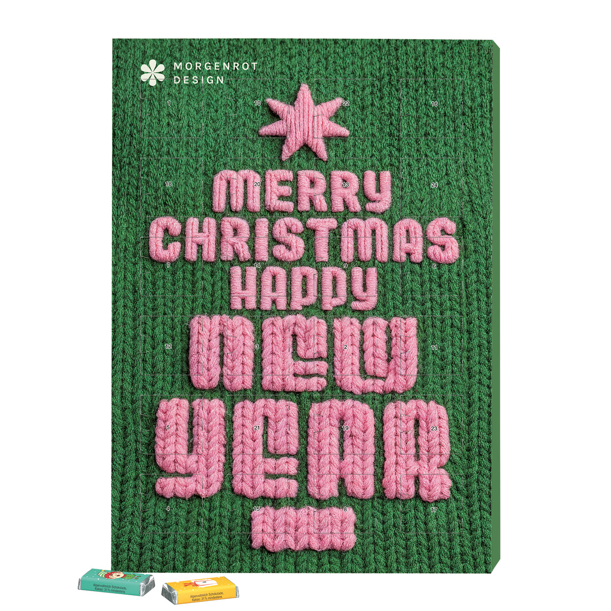 Brand wall advent calendar