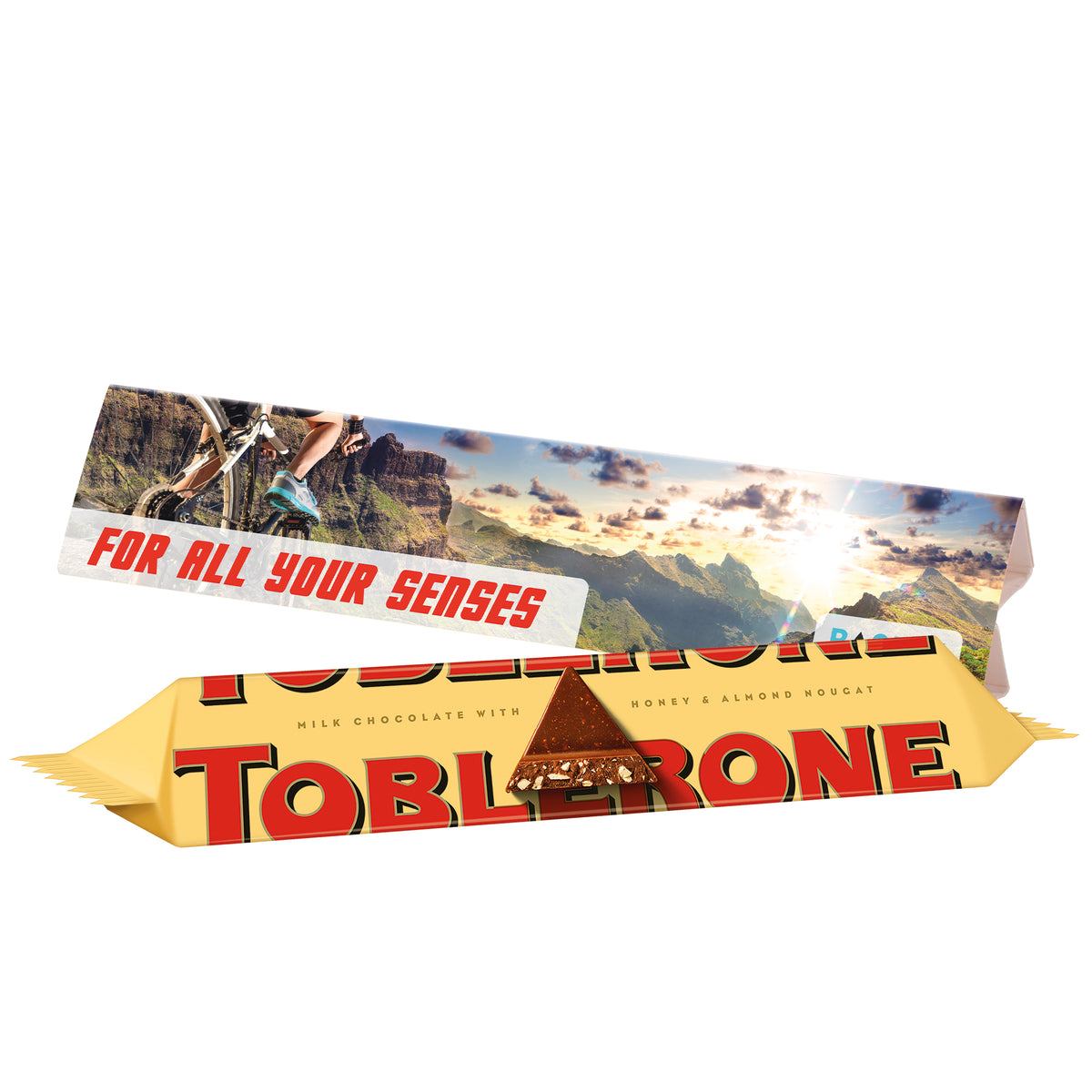 Promotional triangle long Toblerone