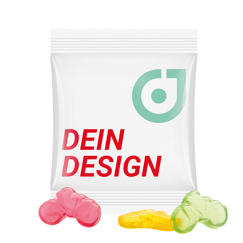 Mini bag 10 g bicycle fruit jelly gums