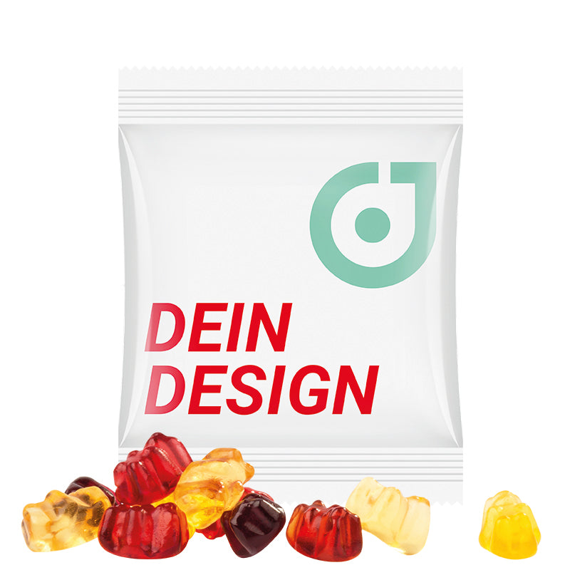 Minitüte 10 g Trolli 30% Fruchtsaft Bärchen