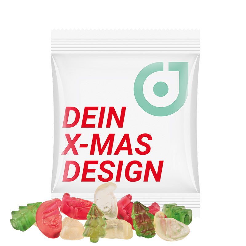 Mini bag 15 g Trolli fruit jelly Christmas mix