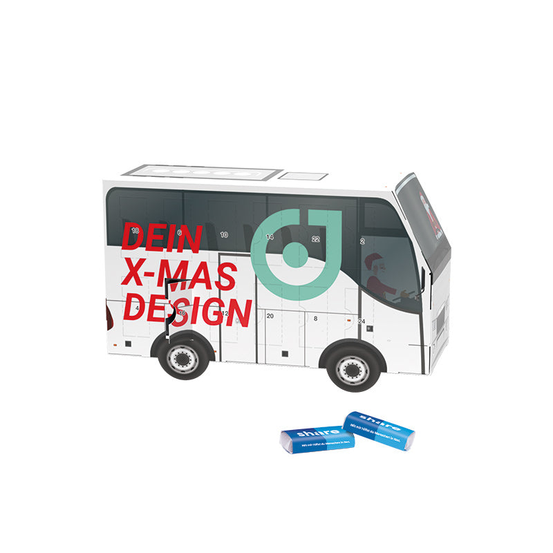 Advent Calendar Bus, share