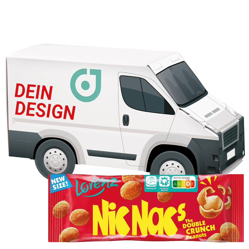 3D present van snacks
