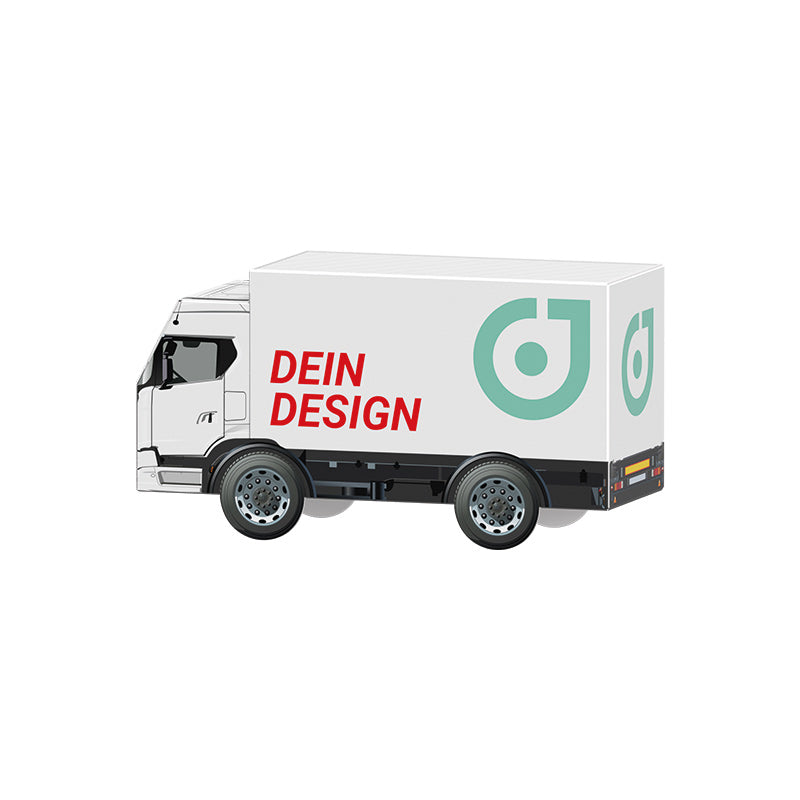 3D Präsent-LKW, Kundengestelltes Füllgut