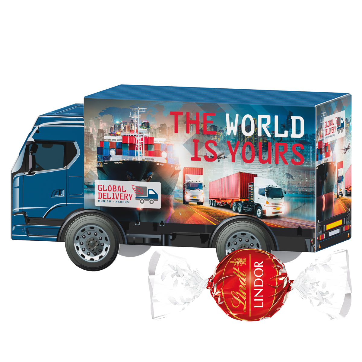 3D Präsent LKW Schokolade