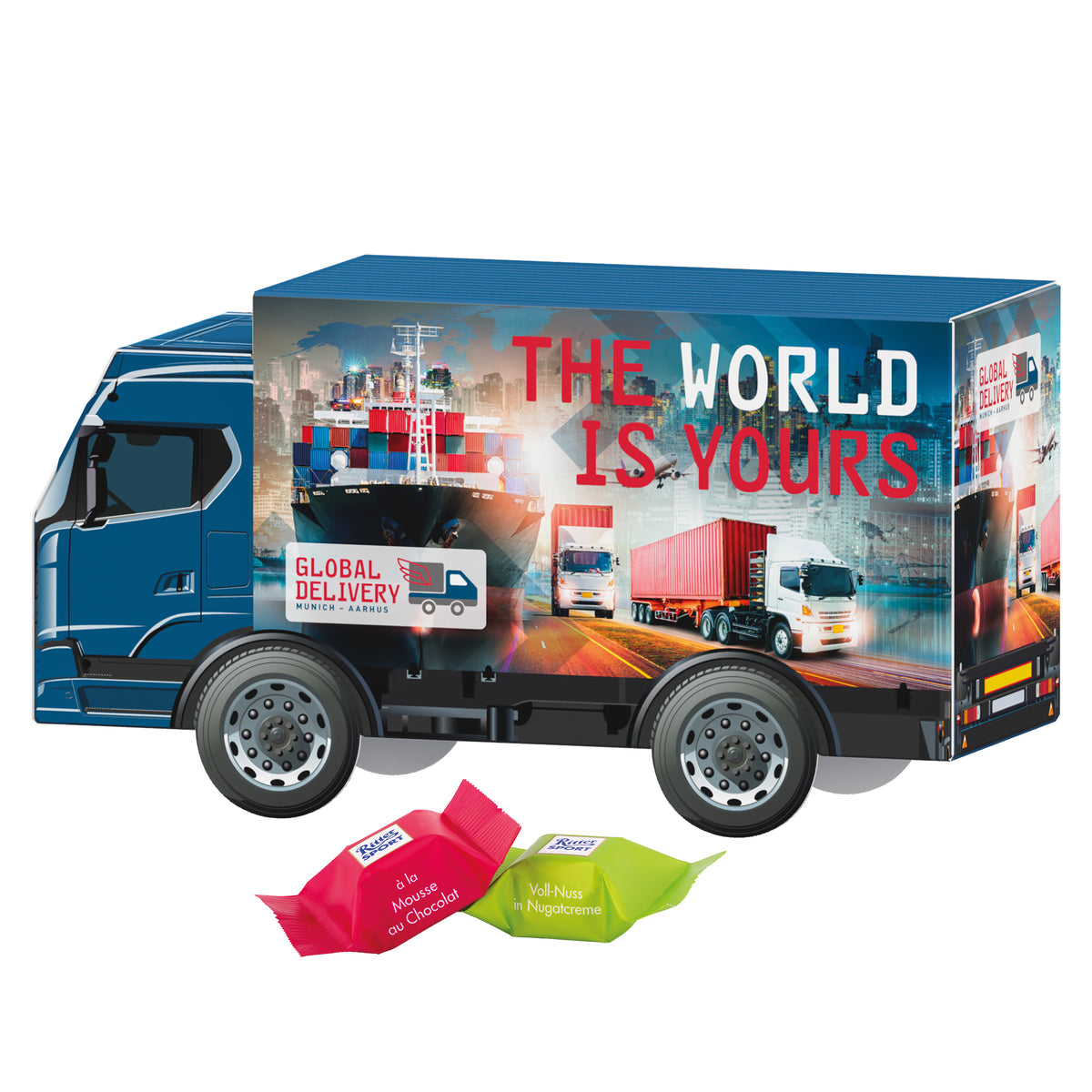 3D Präsent LKW Ritter SPORT