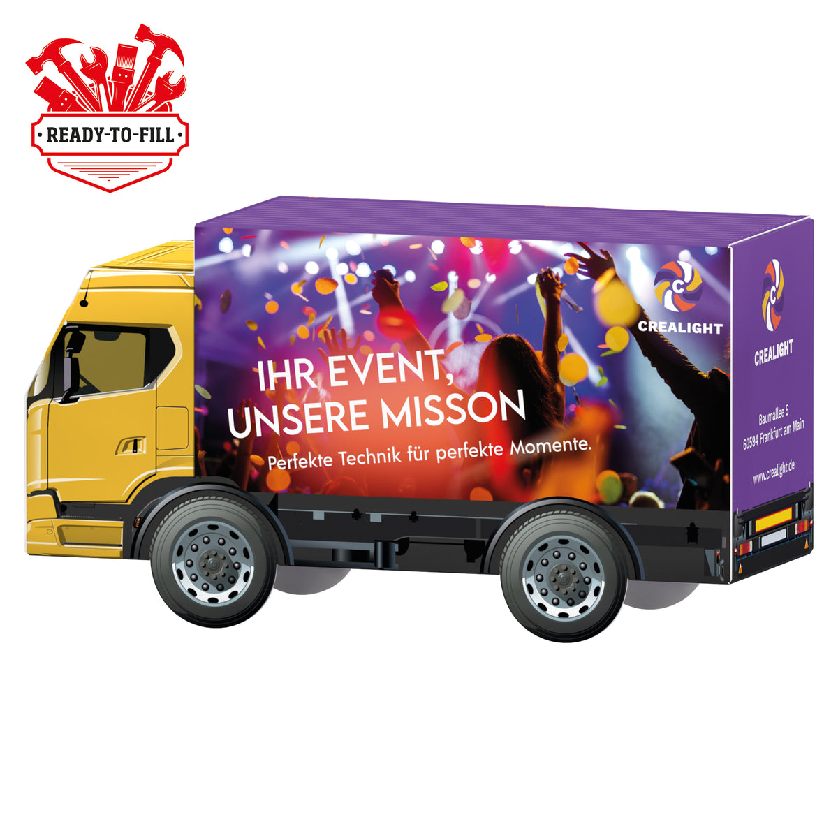 3D Präsent LKW individuelle Befüllung