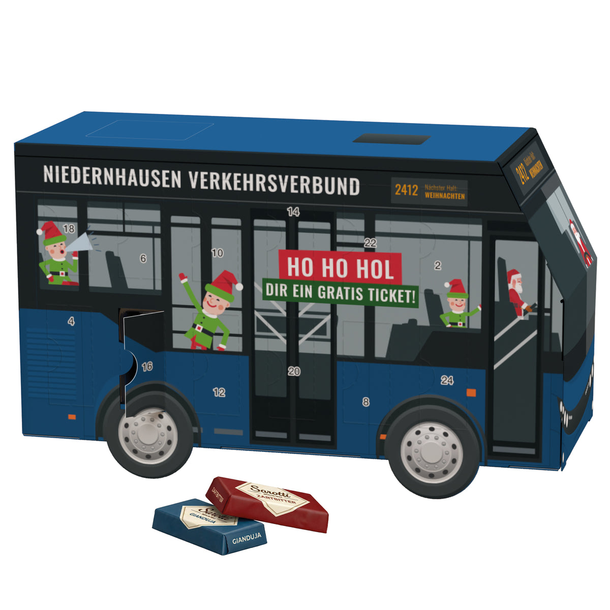 Adventskalender Bus Sarotti