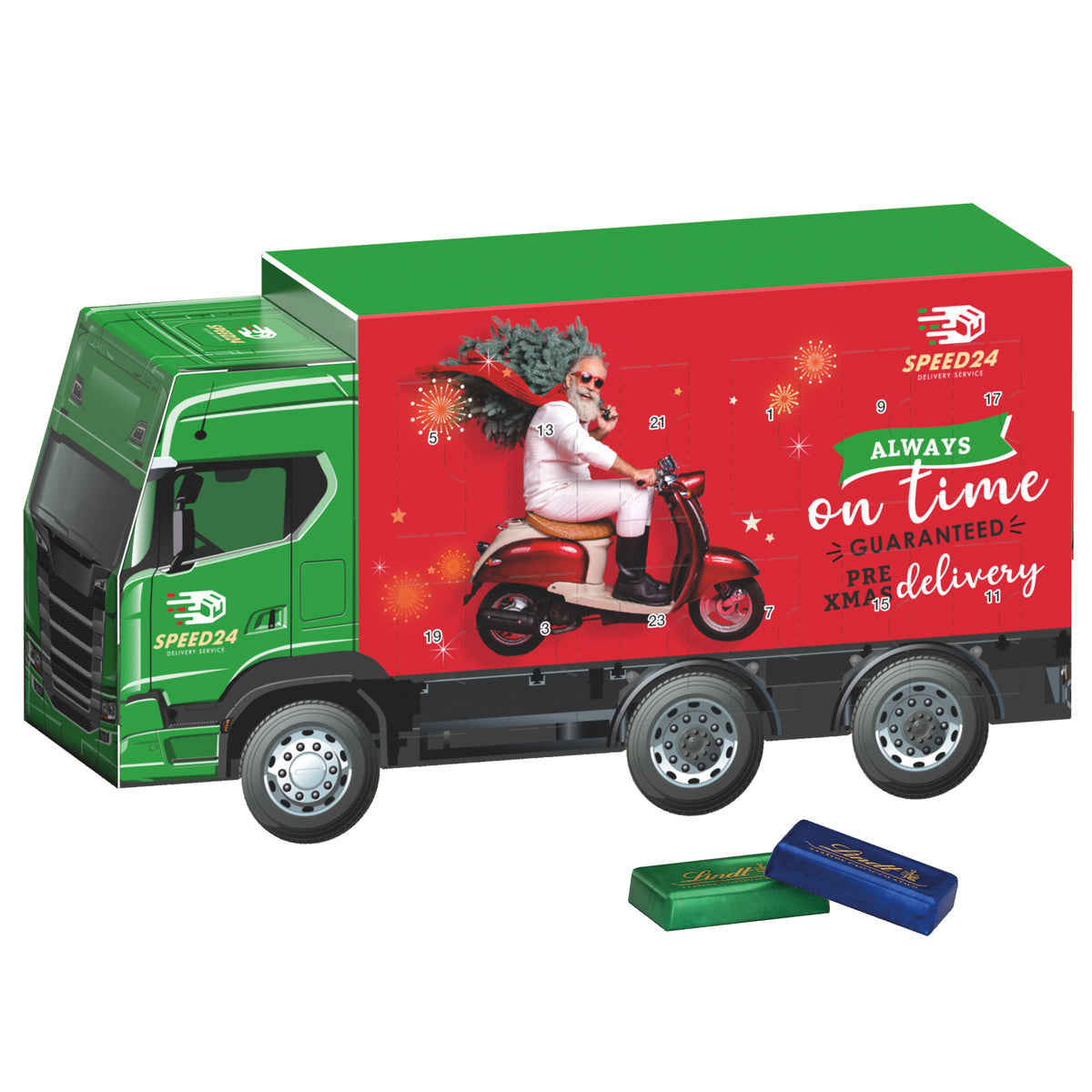 Adventskalender LKW Lindt