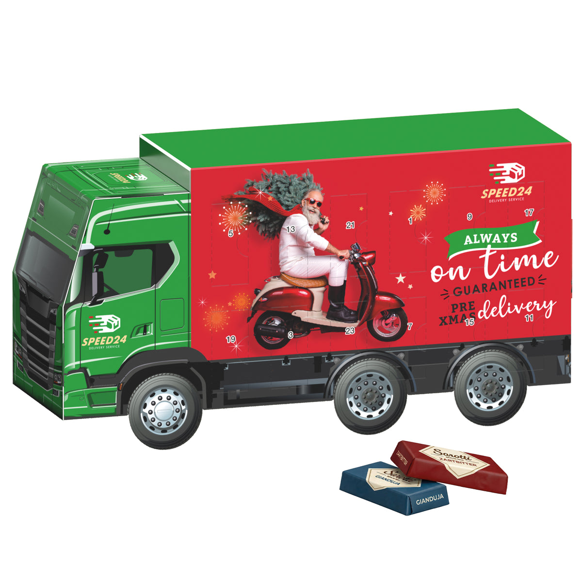 Advent calendar truck Sarotti
