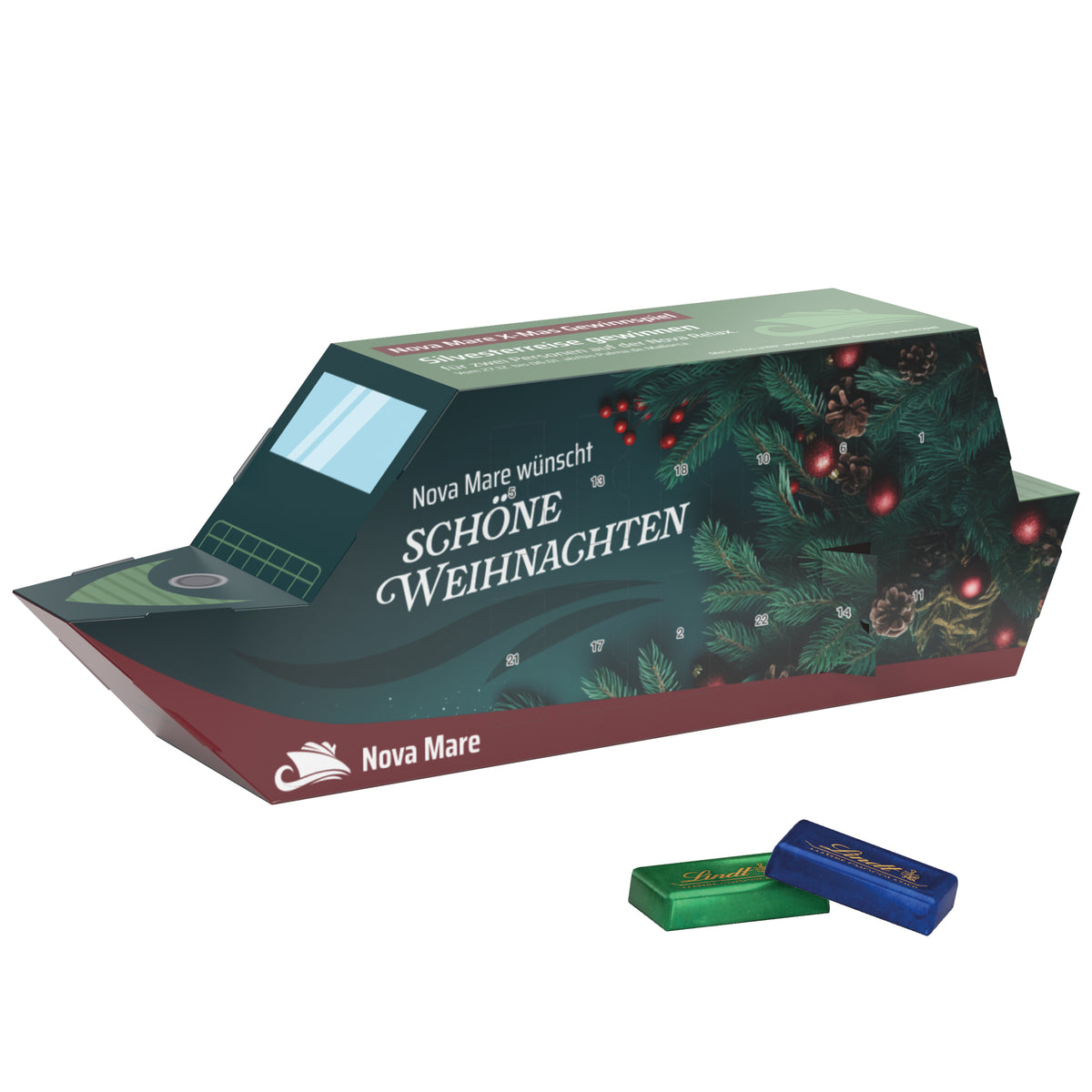 Adventskalender Schiff Lindt