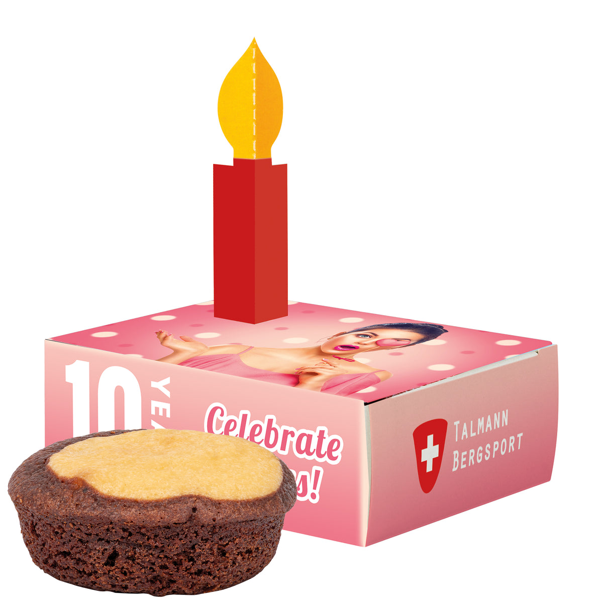 Mini Cake in congratulations box