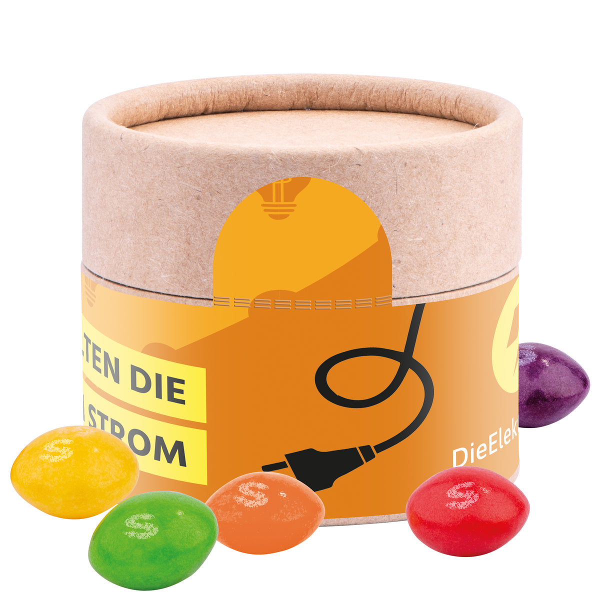 Papierdose Eco Mini Skittles Kaubonbons